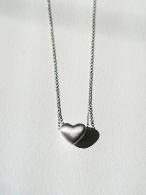 Volume Heart necklace (silver)