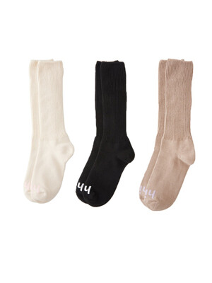 [단독] long loose warmer socks_SET