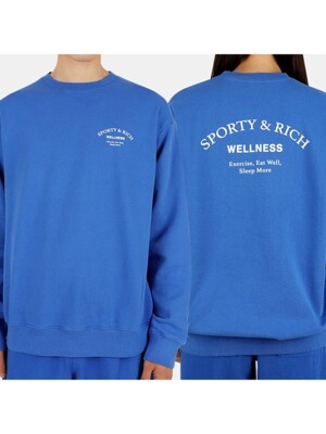 스포티앤리치 22FW 공용 웰니스 맨투맨 WELLNESS STUDIO CREWNECK