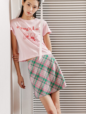 BINEE Mini Skirt(비니)_PINK