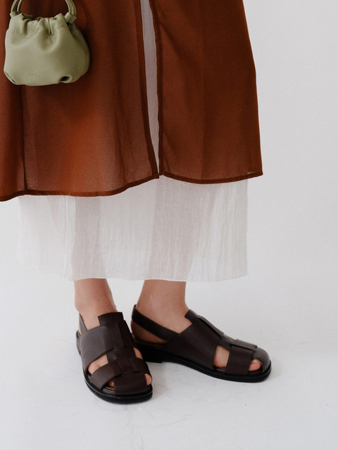 ★ROH SEOUL★ Puzzle Sandals Black RSH22S68DBK 로서울]Puzzle sandals Black