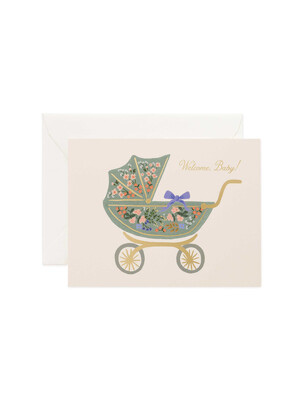 라이플페이퍼 Floral Pram Card 베이비 카드
