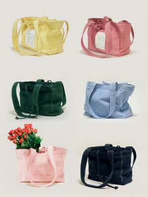 Small Vintage Canvas Bag 9Colors (Reversible)