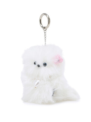 [CHARM] 화이트 고양이 인형 키링 JAHO4F556WT