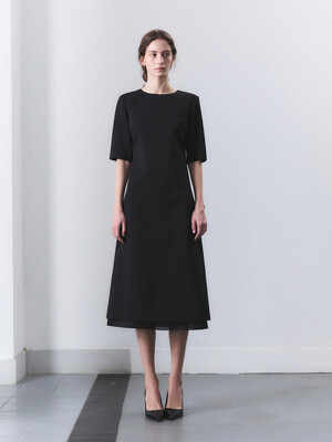 Double Layered Dress_Black