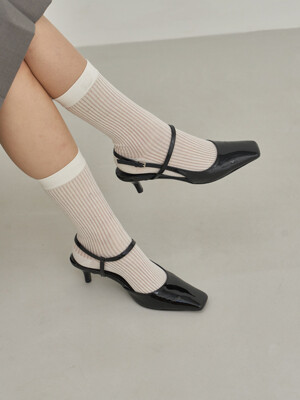 CITY slingback(3colors, 5cm)
