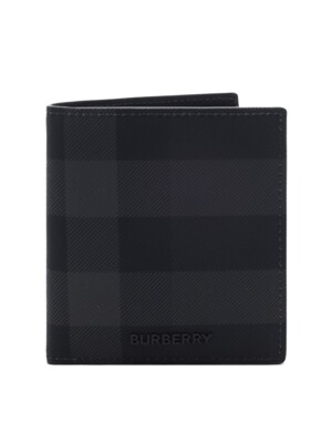 25SS 남성 체크 폴딩 반지갑 (8073276 CHARCOAL 25S)