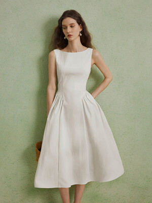 YY_Waist sleeveless dress_3color