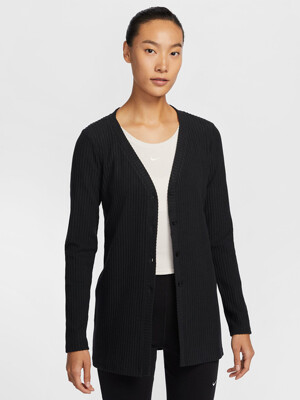 [HJ1244-010] AS W NSW NK CHLL KNT RIB CARDI