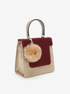 Charming Suede Bag_Beige