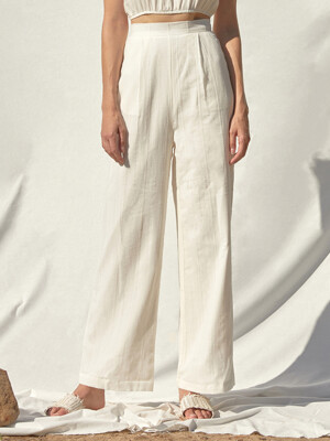 Azaria Wide-leg Cotton Pants