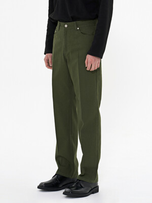 DEN0652 crease chino pants(khaki)