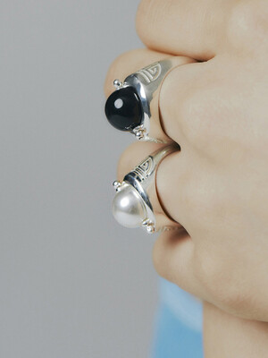 고누 놀이 반지 _ 진주 Gonu nori ring _ pearl