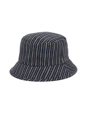 (Alternate stripe ) Linen 2pack- CLASSIC Bucket Hat