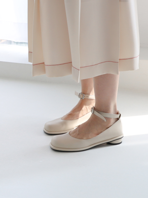 Diagonal Mary Shoes_21508_ivory