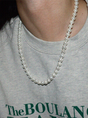 White Mushroom Pearl Necklace