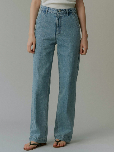 데님 - 블랭크공삼 (blank03) - boot cut jeans (light blue)