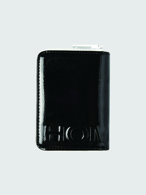 지갑 - 홈보이스포츠클럽 (homeboisportclub) - enamel zip cardholder(애나멜지퍼카드홀더) - 블랙