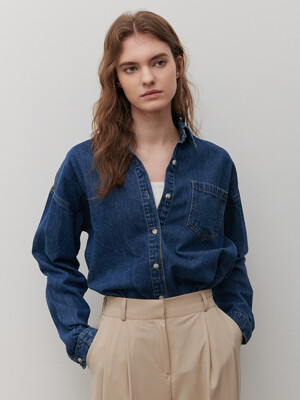 DENIM SHIRT BLUE