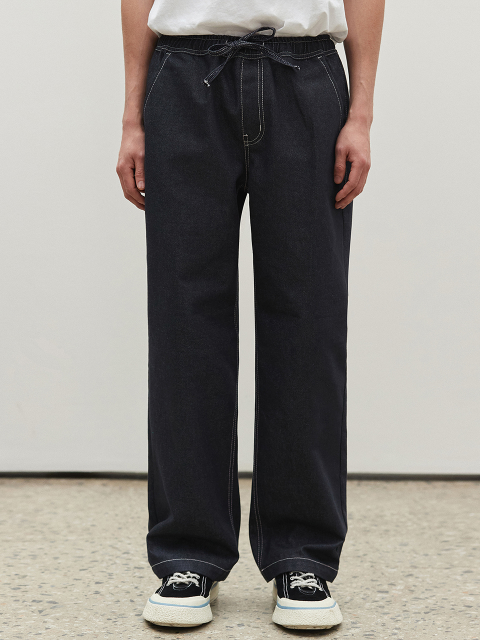 팬츠,데님,데님 - 데케트 (DECET) - Comfortable Banding Denim Pants DCPT025CPIndigo