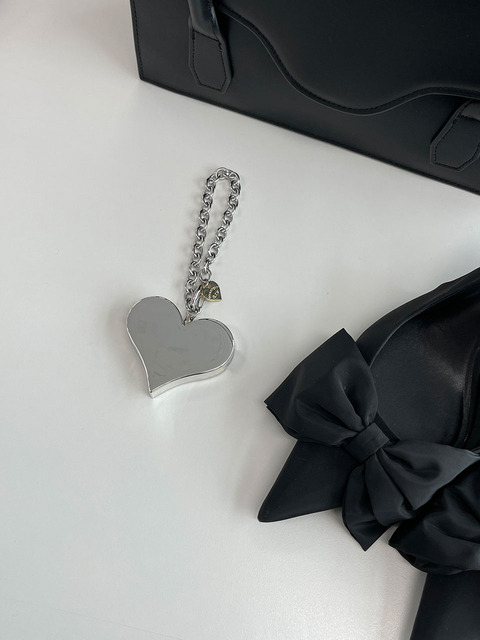 백액세서리 - 쿼터브 (quartevv) - [가방키링]Heart Keyring