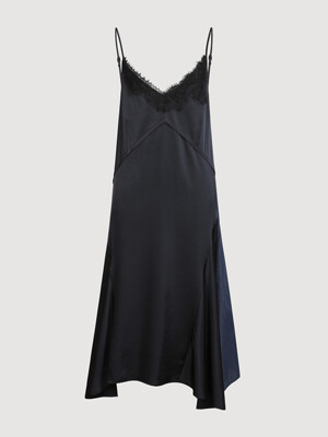 Back Denim Color Slip Dress_LFDAA24215BKX