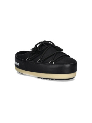 24FW EVX 로고 나일론 뮬 블랙 80D1470030 N001