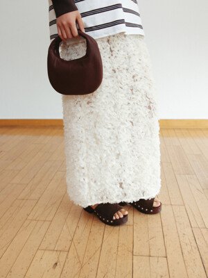 Wood mules (brown / beige)