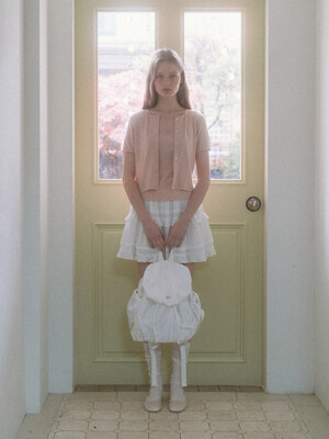 Shine Silver Backpack - Ivory