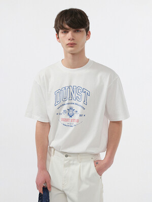 UNISEX CUPID ARCH LOGO T-SHIRT OFF WHITE_M_UDTS5B129OW