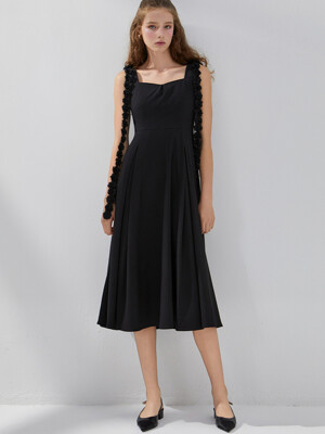 [리퍼브]Camellia dress(black)