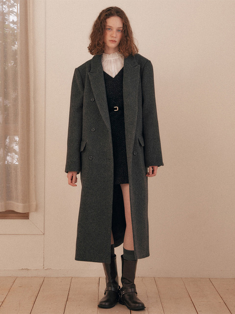 플로움 [한정특가] Classic Double Wool Coat(2color)