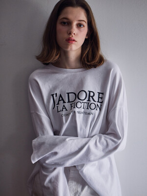 [리퍼브] [단독]LS FICTION T-SHIRT(WHITE)