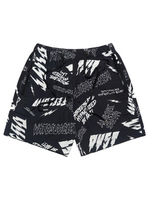 GRAFFITI SHORT PANTS PATTERN