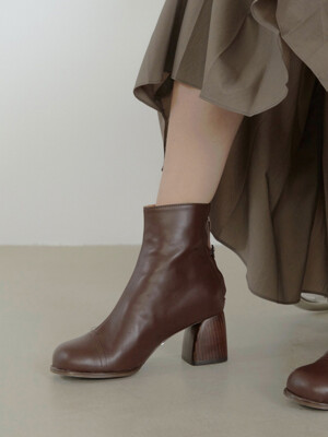 mallee ankle boots - burgundy