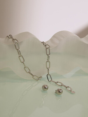 [NEUEYET x 1064 STUDIO] Bold Chain necklace (Silver)