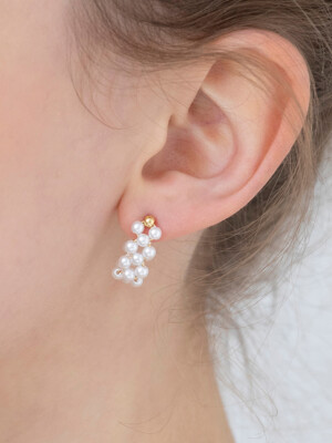 crying pearl earrings