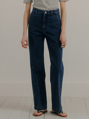 boot cut jeans (deep blue)