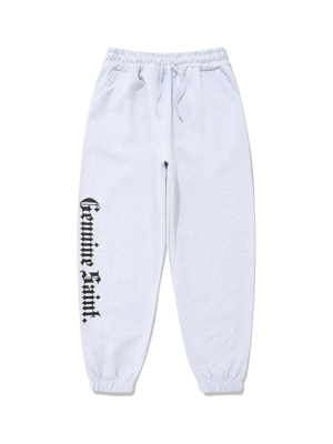 SP G.SAINT SWEAT PANTS-ASH MELANGE