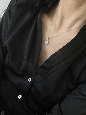 [925silver] Moonstone necklace