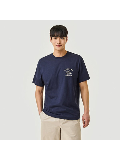 티셔츠 - 자주 (JAJU) - 남 BETTER_코튼 그래픽 티셔츠 J313202007058