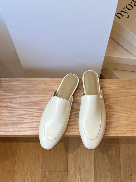 뮬/슬리퍼 - 효에이브 (hyoave) -  Eddie Loafer Mules - Alpaca