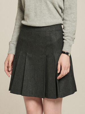 [단독]Sally Pleats Mini Skirt_3color