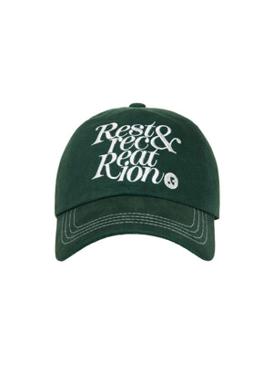 RR STITCH BALL CAP - DARK GREEN