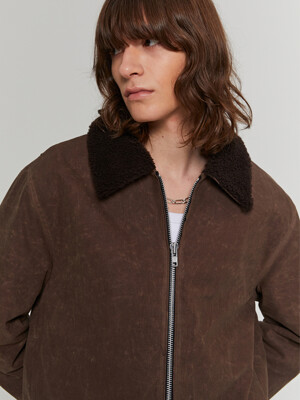 Work Wax Down Jacket (Brown)