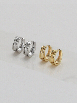 [925 Silver] Terry Earrings_2 Colors