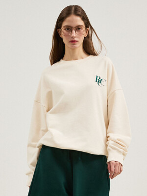 RCC Logo 2way Sweatshirt [CREAM]