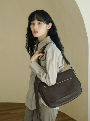 ALL DAY CROSS BAG - BROWN