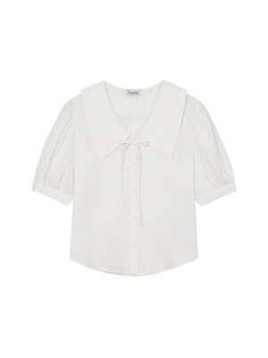 big collar puff blouse- U1F22WBL010