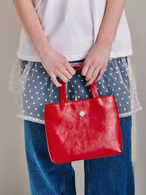 Mari Leather Tote Bag (8col)